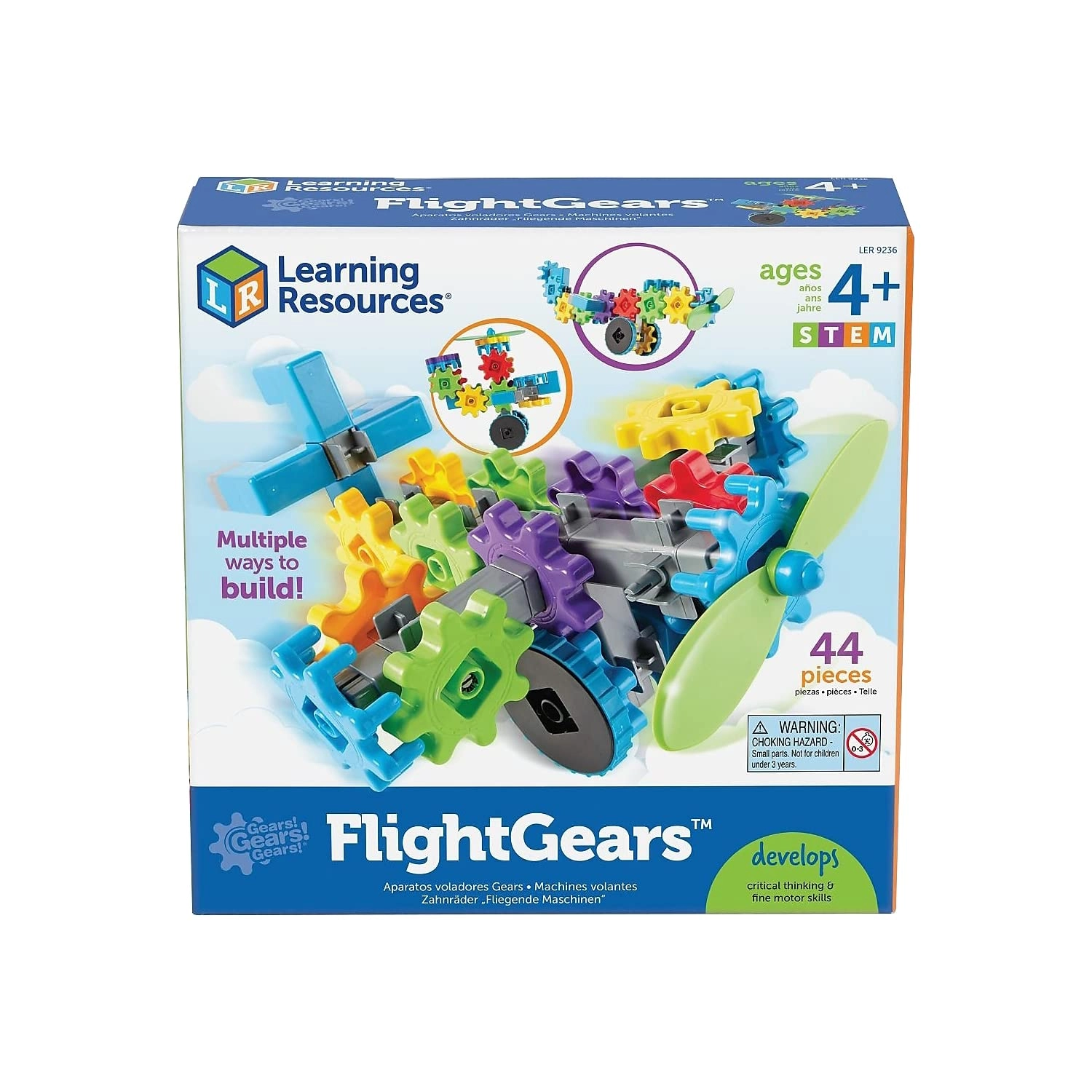 Learning Resources FlightGears - 4 years and up 44 pieces