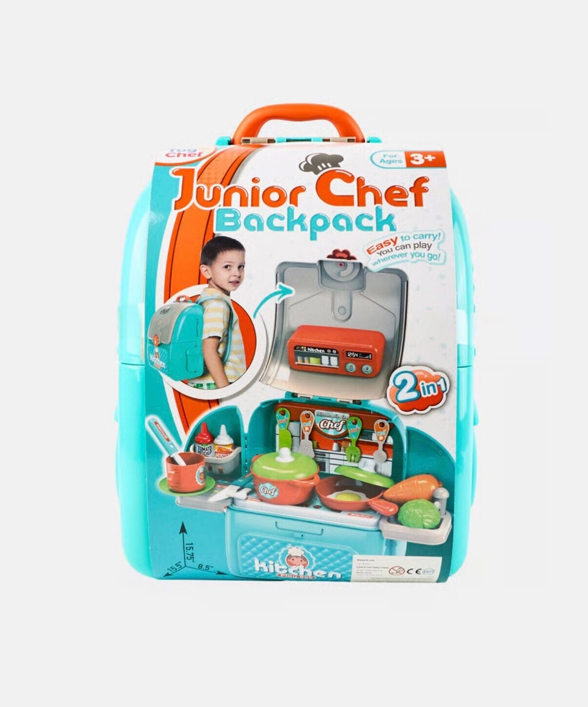 Kids Kitchen Play Set - Pretend Play Cooking Accessories