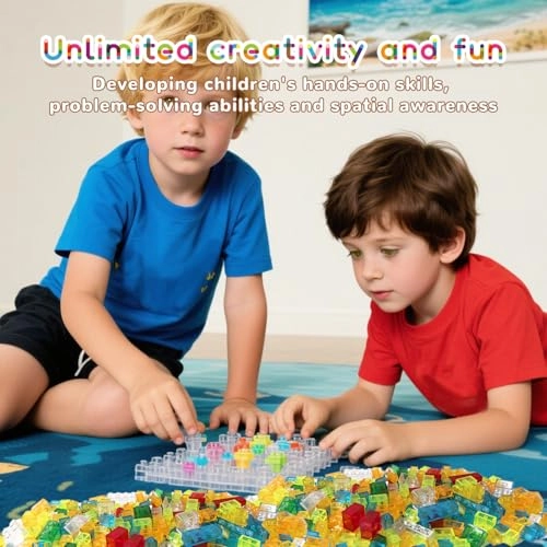 Transparent Building Blocks - 300pcs