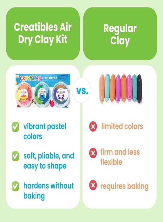 Air Dry Clay - 12 Colors 3 Shaping Tools