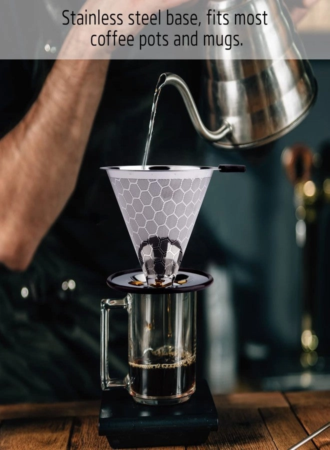 Pour Over Coffee Filter Dripper - 1-4 Cup