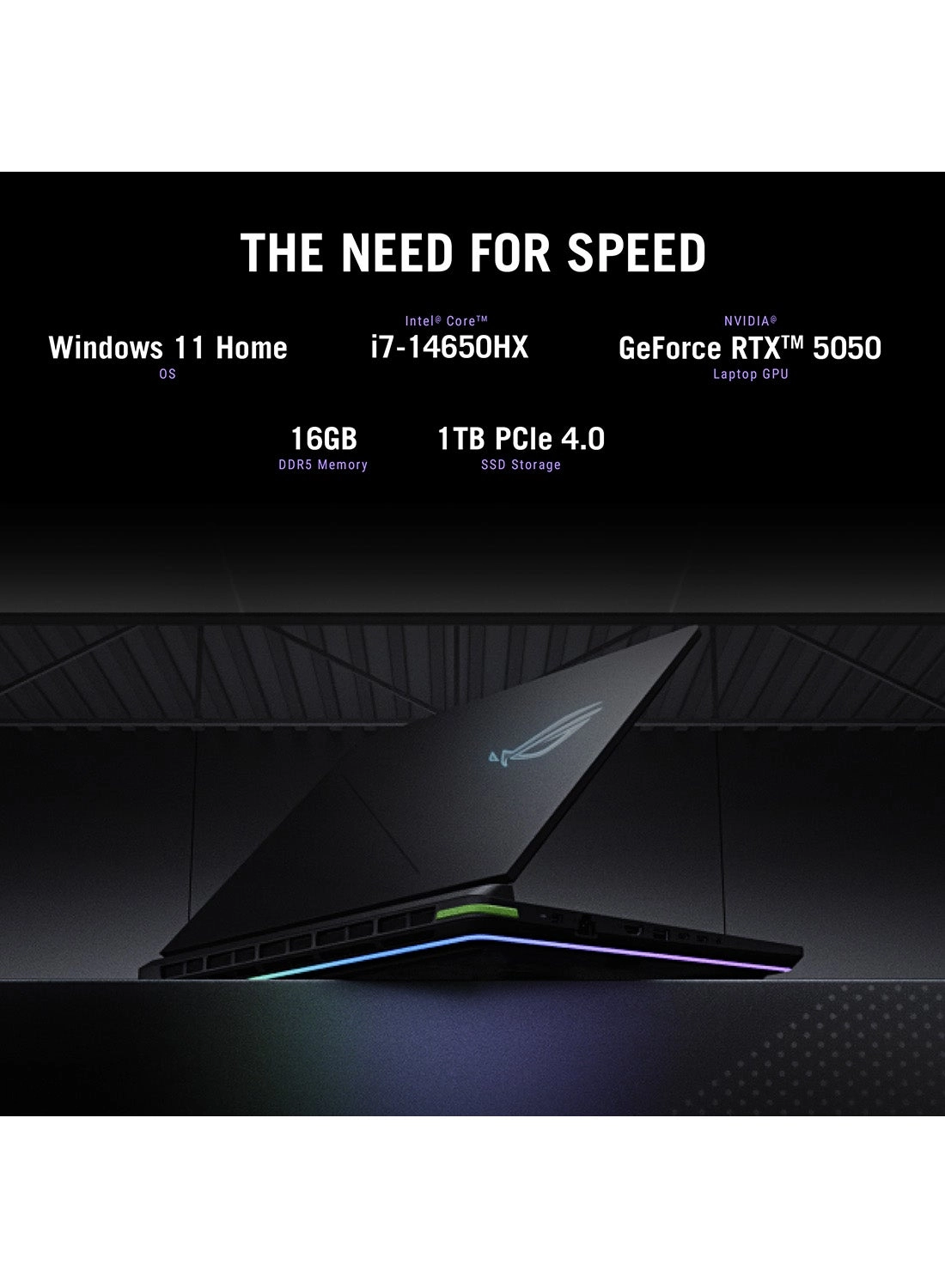 ROG Strix G16 G615JHR-1SG7821W - 16'' Core i7-14650HX 16GB DDR5 1 TB SSD