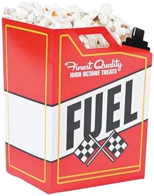 Fun Express Race Car Fuel Can Popcorn Treat Boxes - 24 Pieces Racing Birthday Party