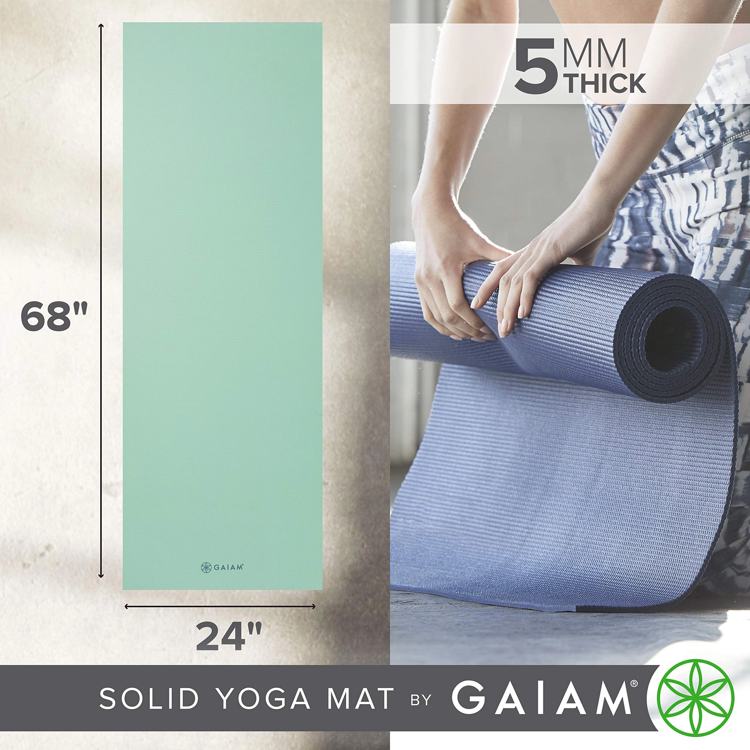 Yoga Mat - Polyvinyl Chloride 5mm