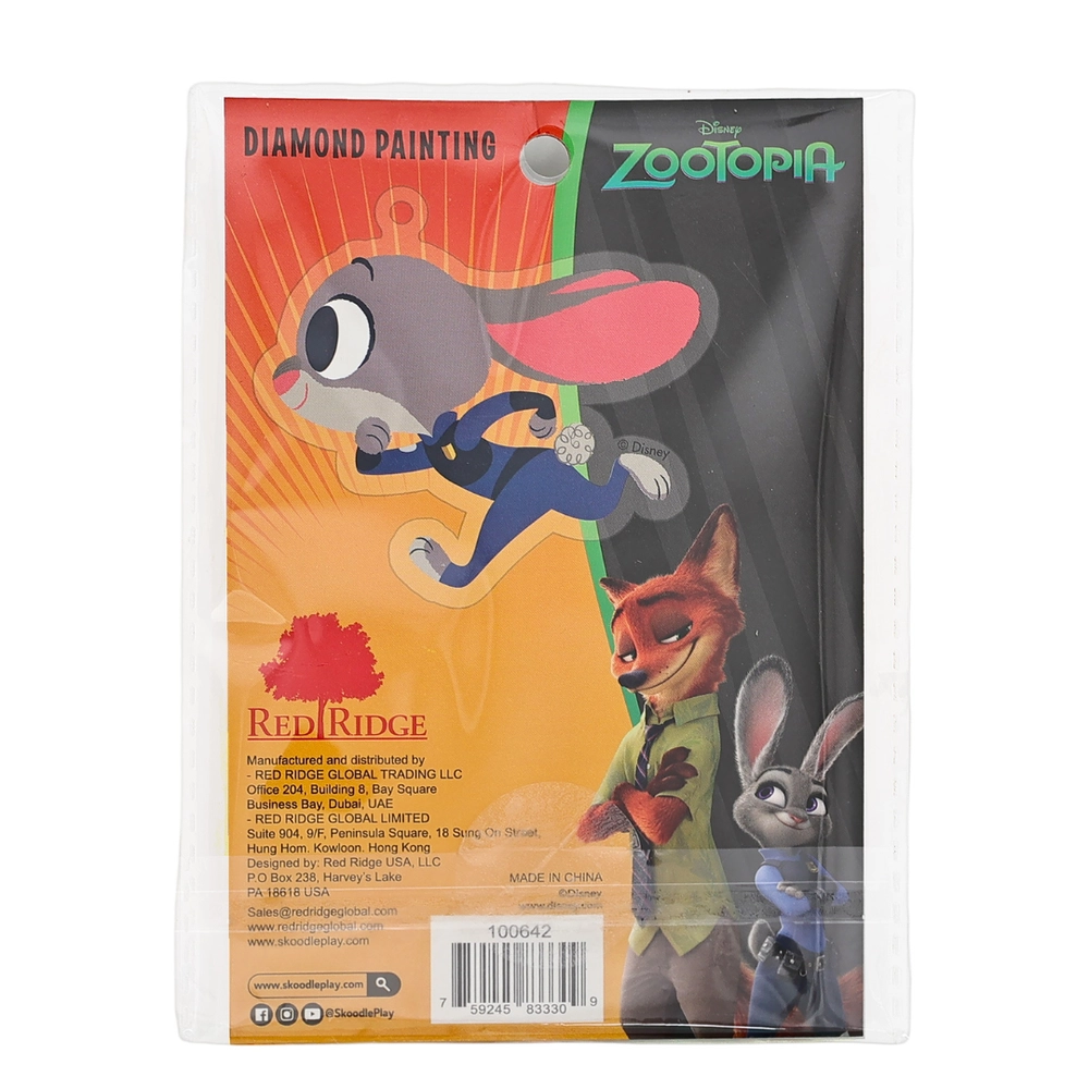 Zootopia Diamond Painting Keychain Kit - Judy Hopps