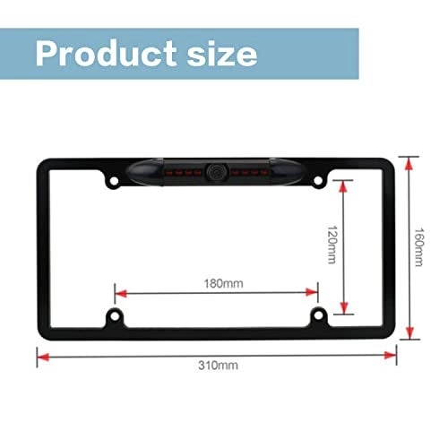 License Plate Frame Backup Camera - Night vision