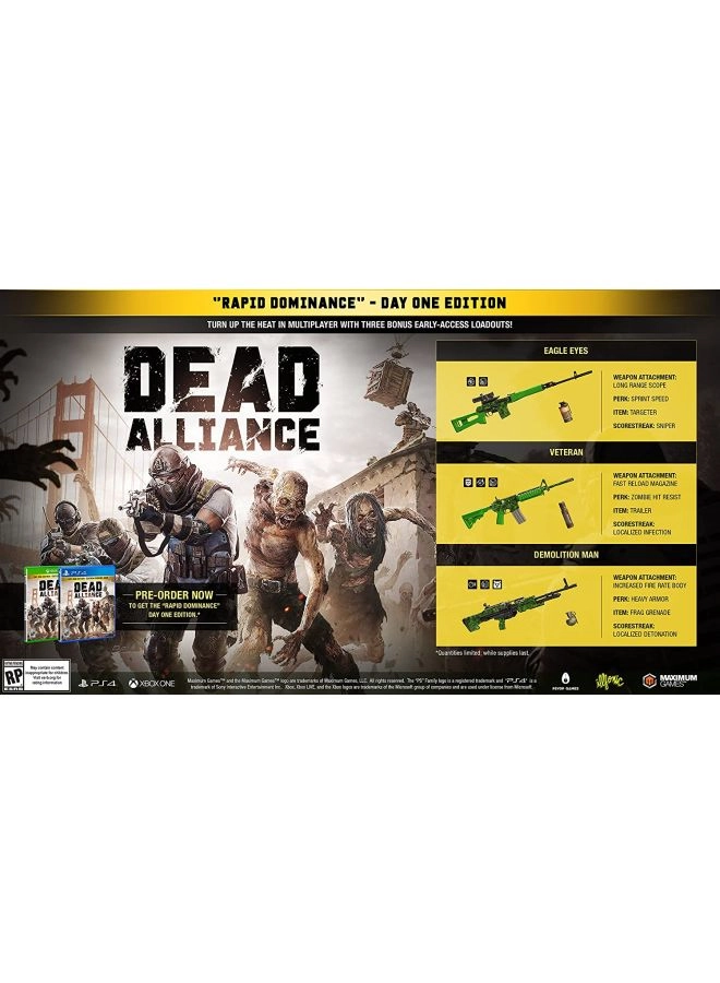 Dead Alliance (Intl Version) - Xbox One