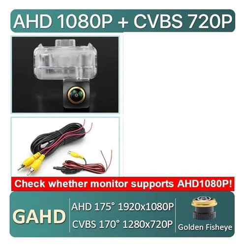 Reversing Camera - RCA interface PAL 512(H)X582(V); NTSC 512(H)X492(V)