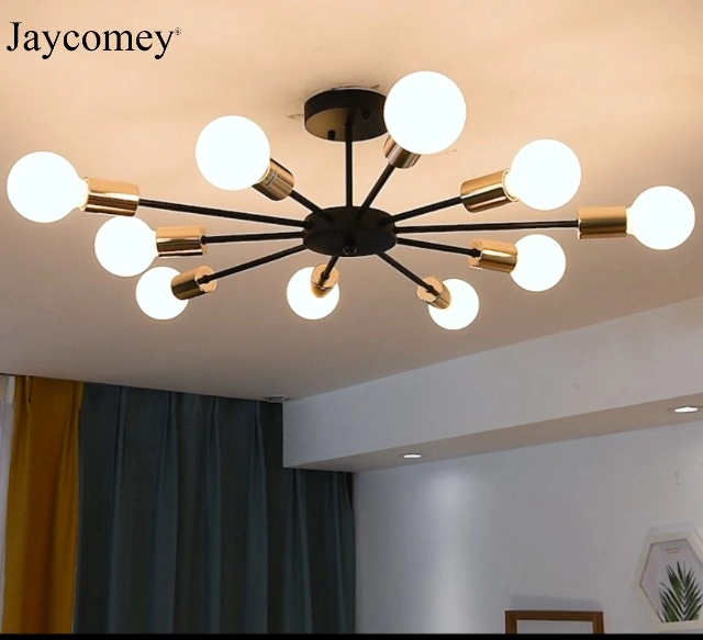 Modern Sputnik Chandeliers - Dimmable