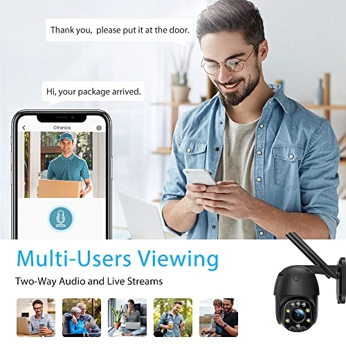 Outdoor Security Camera 2K