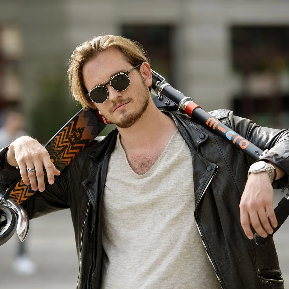 Speed Aztec Kick Scooter - Foldable Suspension