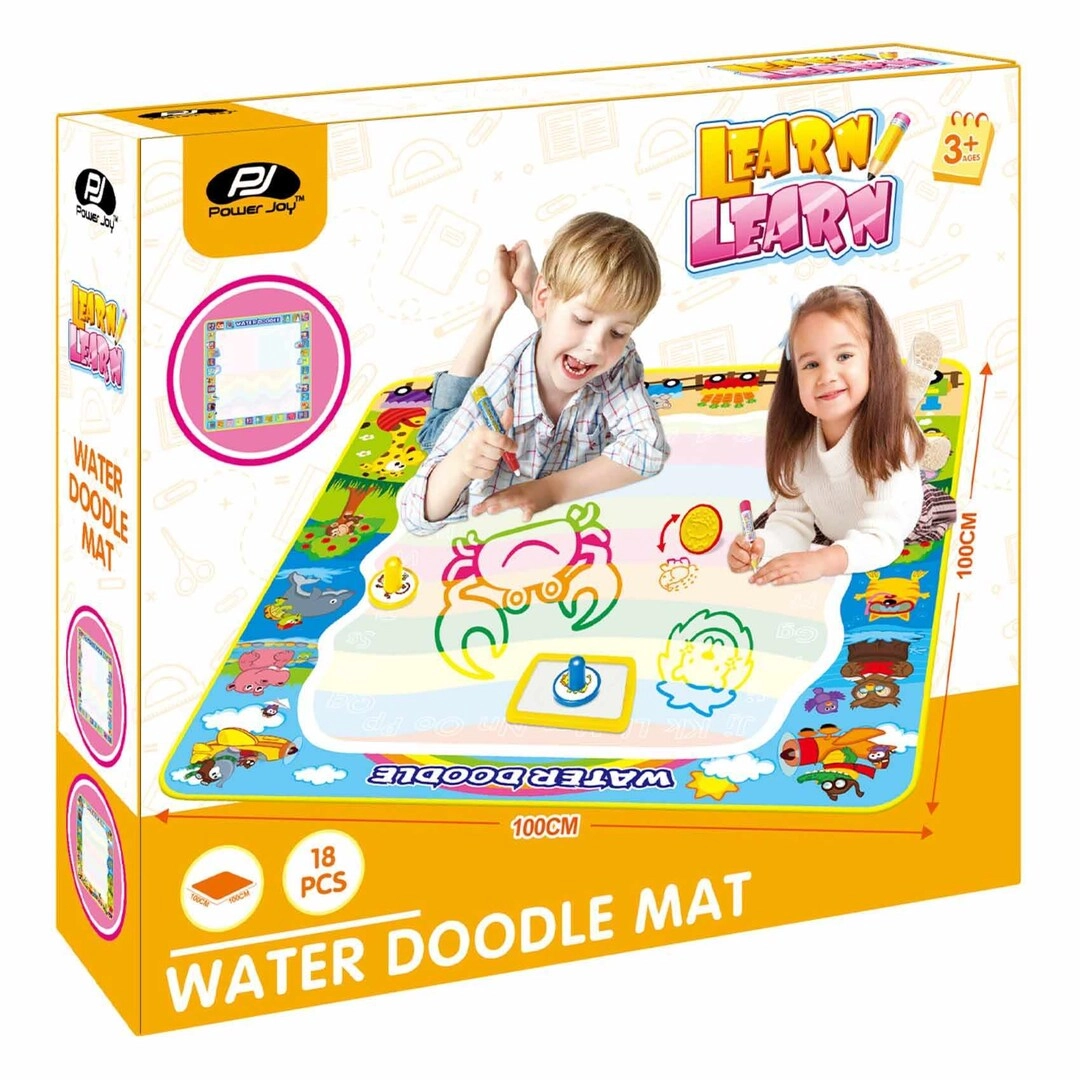 Learn Water Doodle Mat - 3+ 18 pieces