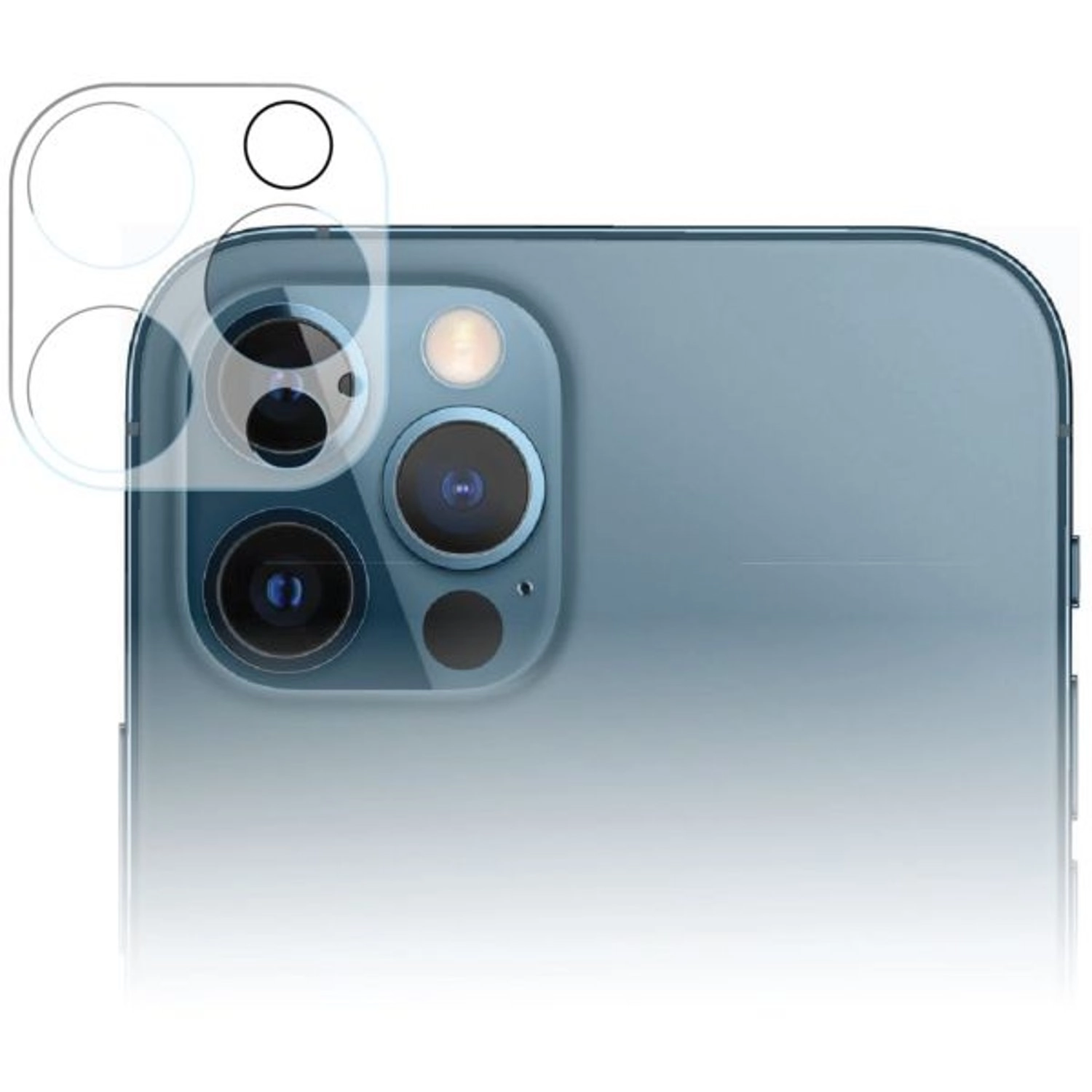 Smart Back Camera Lens Protector iPhone 12 Pro - Tempered Glass Ultra-Thin