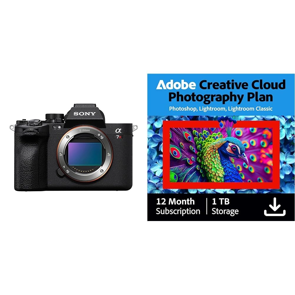 Sony Alpha 7R V + Creative Cloud Pro Photography Plan 1TB