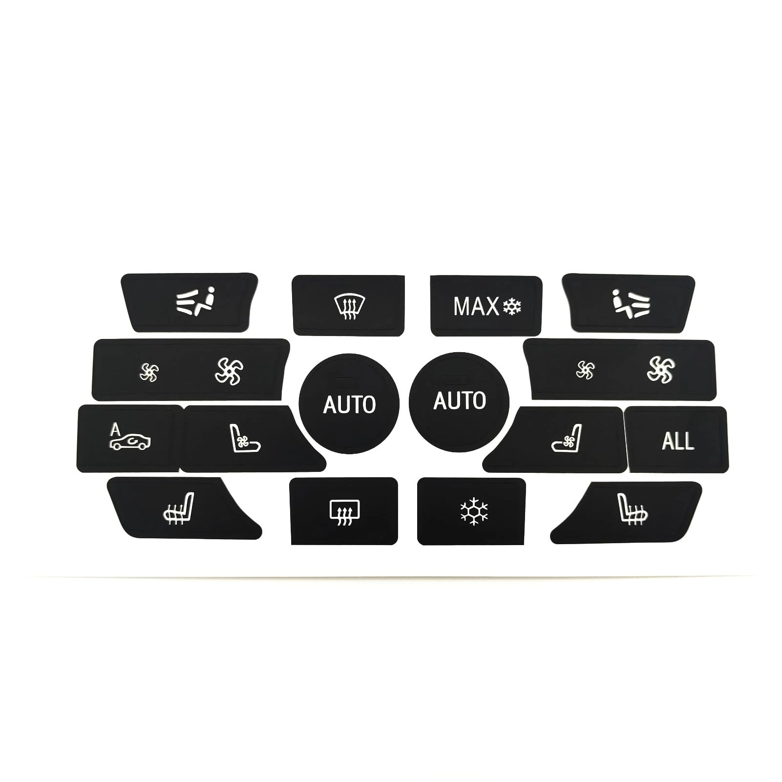atticzone AC Button Stickers - BMW 7 Series 2009-2014 6 Series 2011-2019