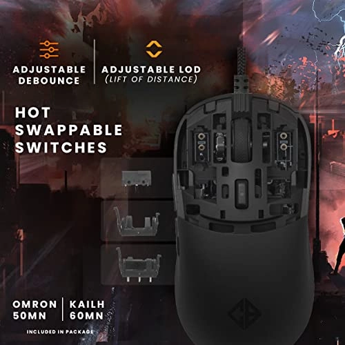 Kilonova 3370IC PRO X-Light Gaming Mouse - Wired