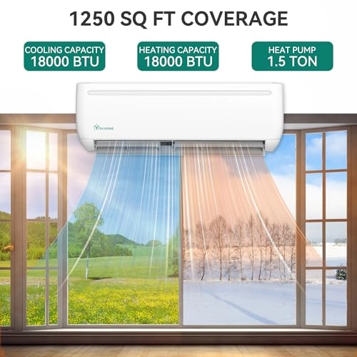 18000 BTU Mini Split Air Conditioner - Wi-Fi