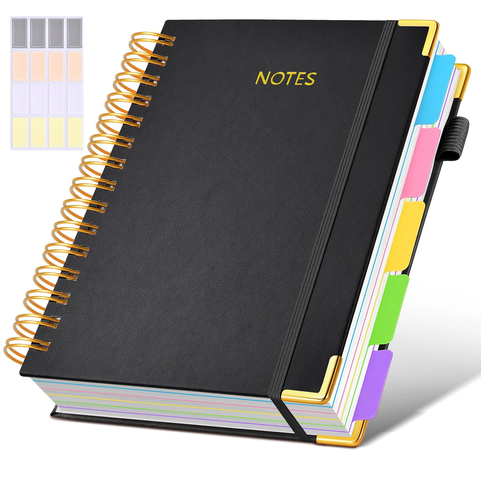 Hardcover Spiral Notebook A5 Spiral - Lined 300 Pages