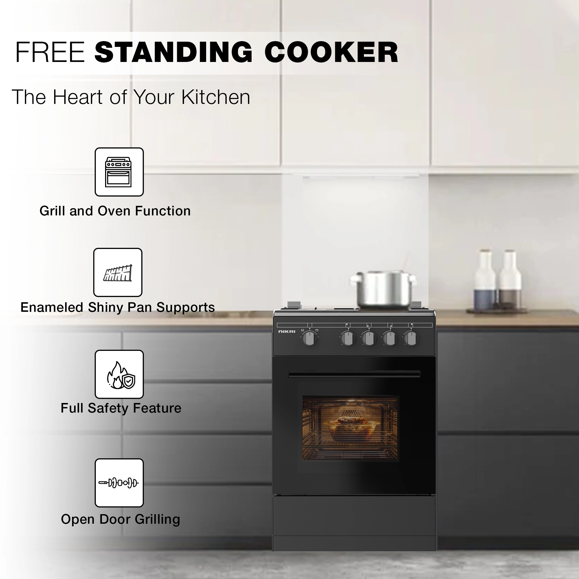 U3110NBFS GAS Cooker