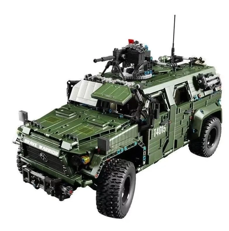 General Jim's WARRIOR OFF ROAD VEHICLE - MILITARY Vehicle Building Blocks Toy Bricks Set 3175 pcs