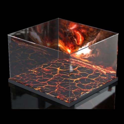 Acrylic display case - 71721 60x60x35cm 3mm Transparent