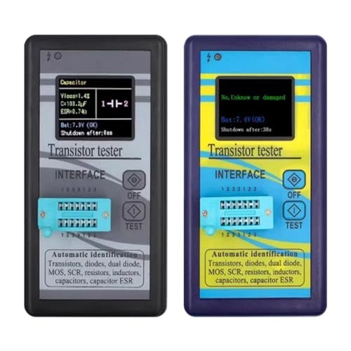 Transistor Tester - 1.8 Inch TFT Screen Automatic Pin Detection