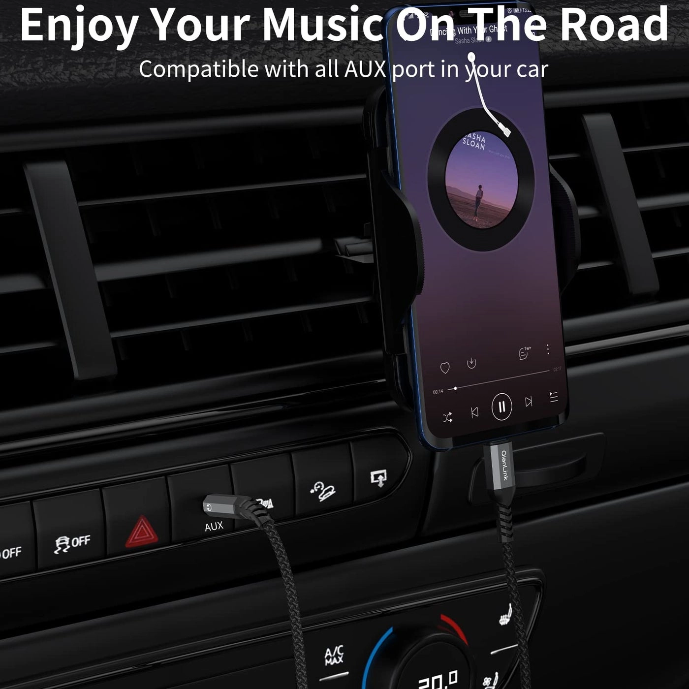 USB C to 3.5mm Audio Aux Jack Cable - 3.3ft
