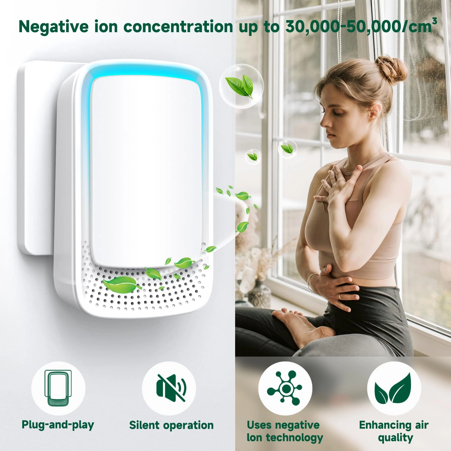 Air Ionizer - 3 Pack Filterless