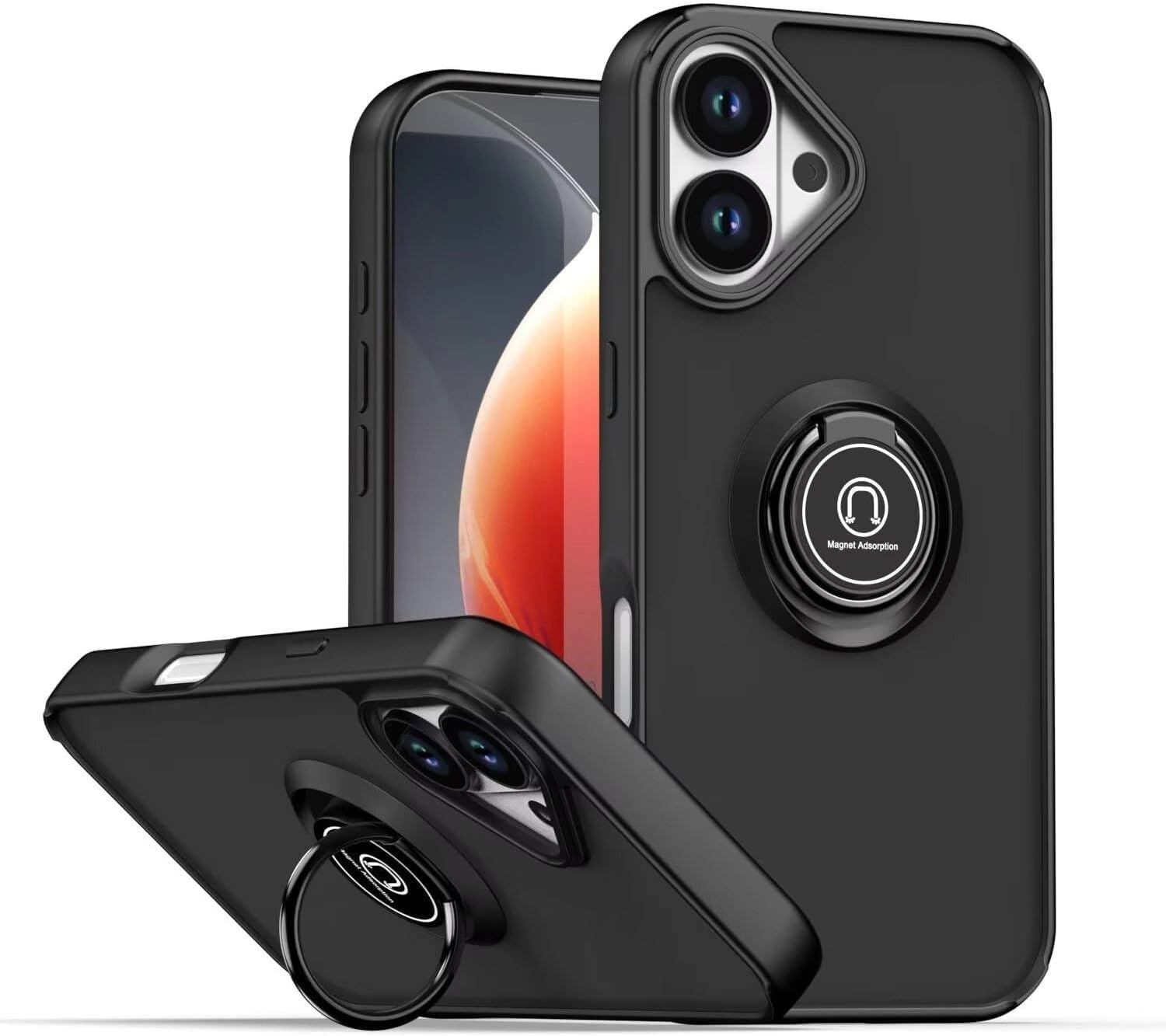 Muzz International IPhone 17 Case - Matte Hard Back Shockproof for IPhone 17