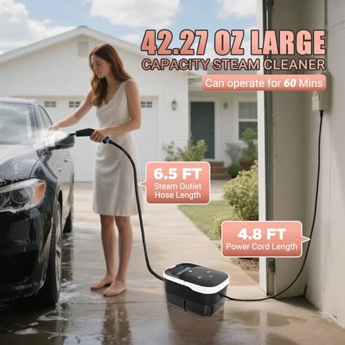 Handheld Steam Cleaner - 4Bar 43 Fluid Ounces