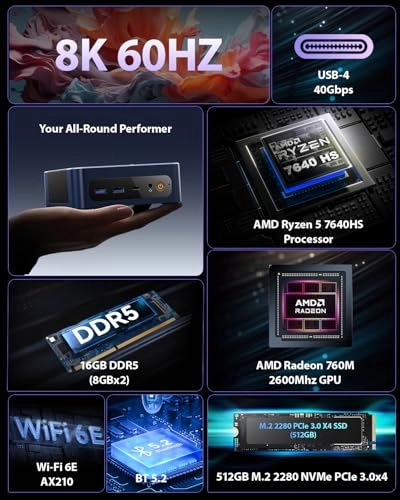 P3 MIX - AMD Ryzen 5 7640HS 16GB 512GB