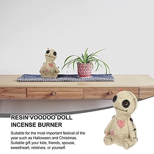 Voodoo Doll Cone Burner - Resin