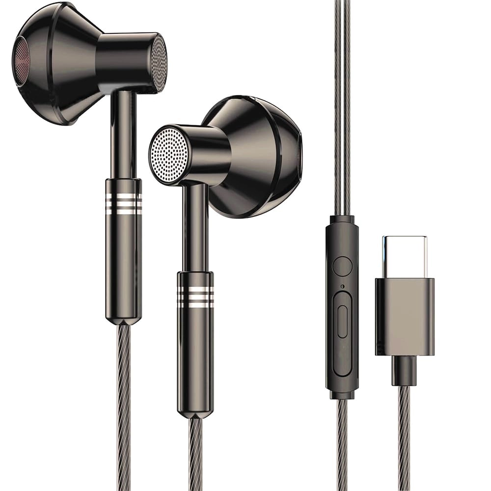 USB C Headphones Wired Earbud