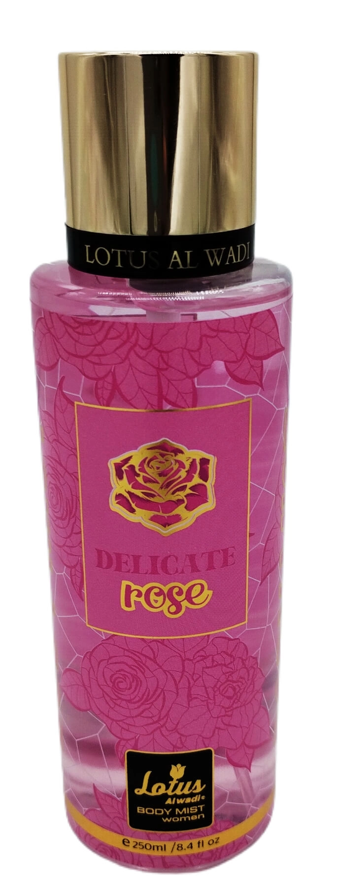 Lotus Alwadi Body Mist - 250ml Delicate Rose