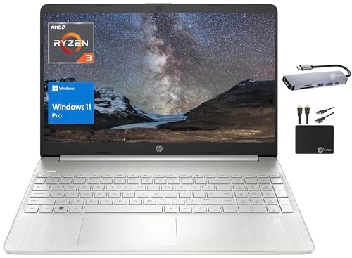 2023 15 Laptop - 15.6'' Ryzen 3 5300U 8GB DDR4 512GB SSD + MarxsolAccessory