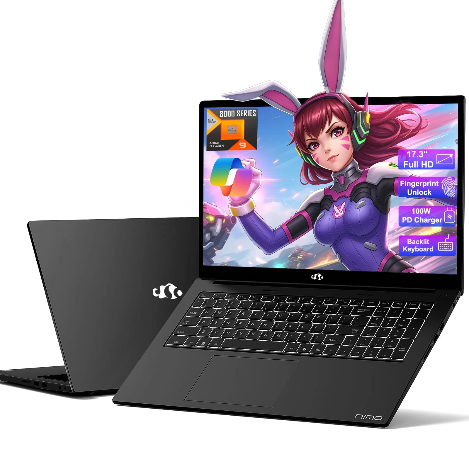 Nimo N175B N175 - 17.3'' Ryzen 9-8945HS 32GB DDR5 1TB SSD