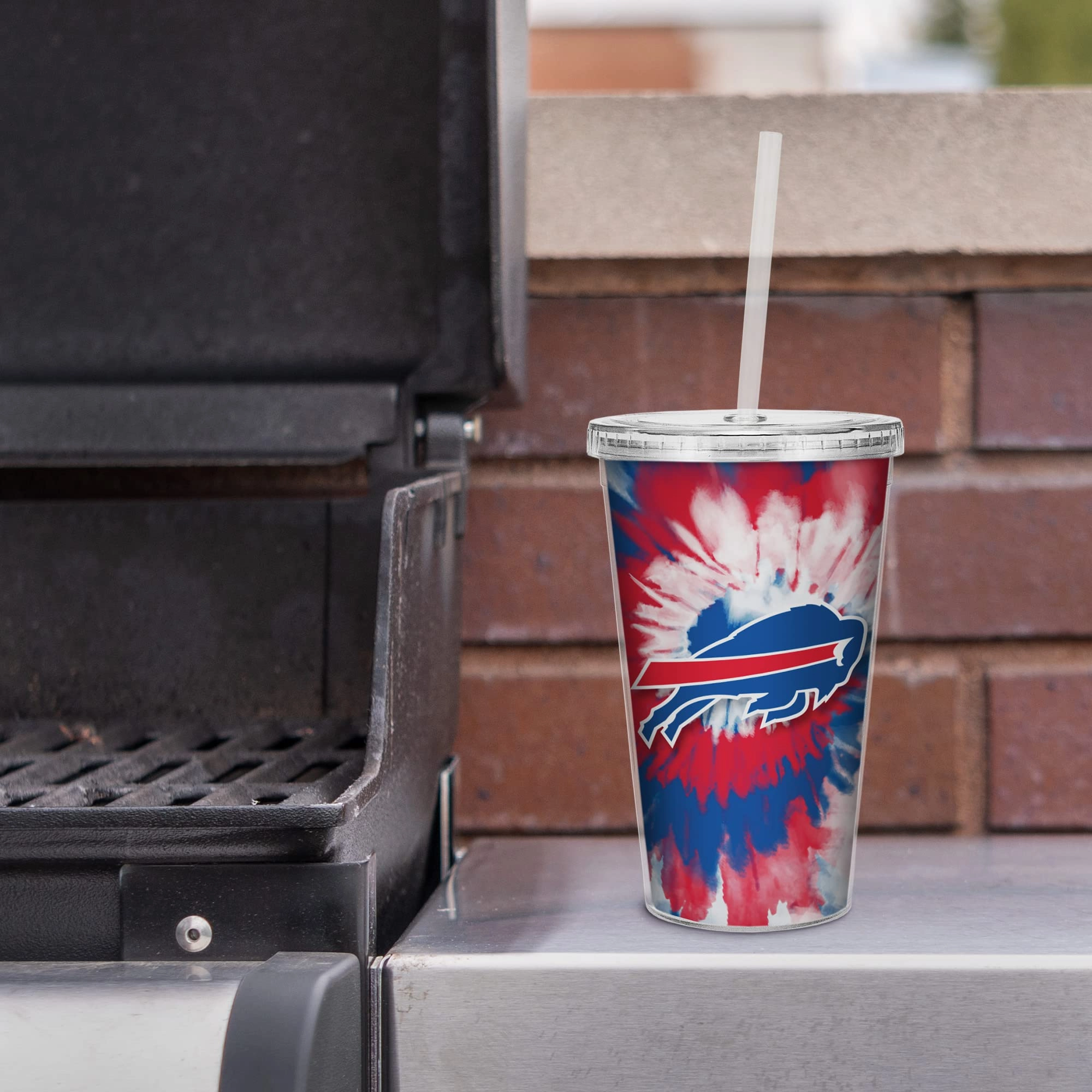 NFL Football Metallic Tie Dye Tumbler - 473ml