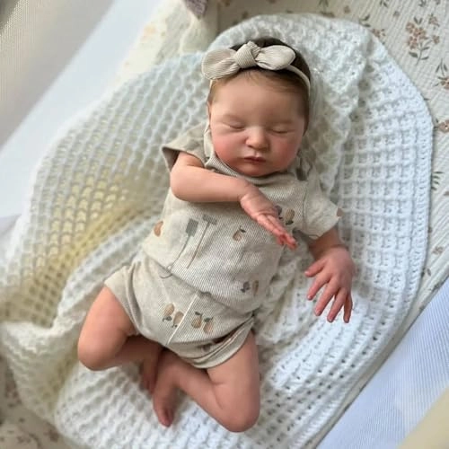 Laura Reborn Baby Doll - 20 inch Vinyl Dark Brown Ages 3+