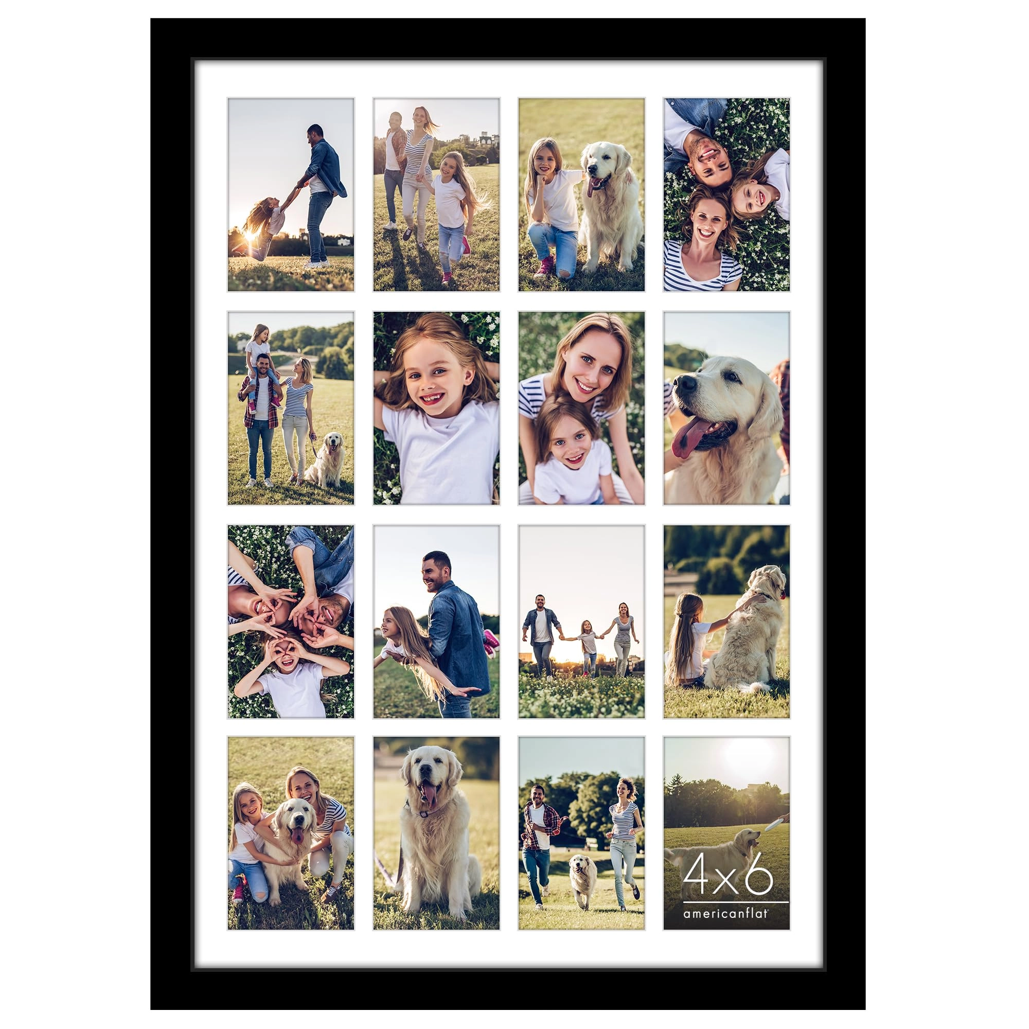 Americanflat Collage Picture Frame - 18x26 Sixteen Photos