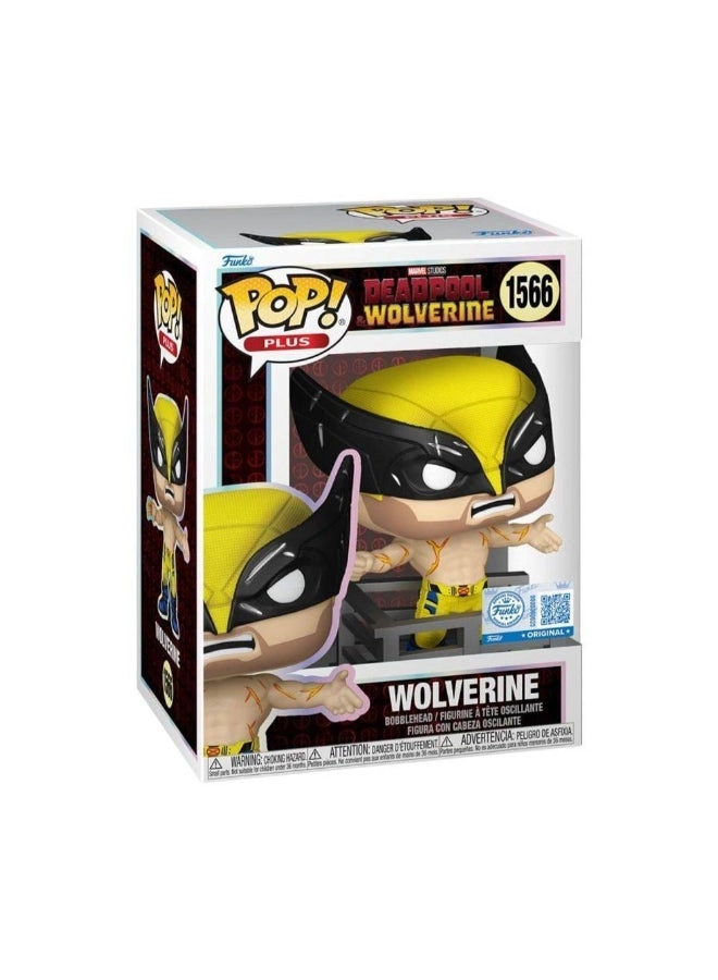 FUNKO POP! Plus Marvel Deadpool & Wolverine Wolverine (Finale) Vinyl Bobblehead - 10.4 cm (2330556)