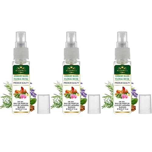 Ambery Basil Floral Musk Eau de Parfum - 8ml Pack