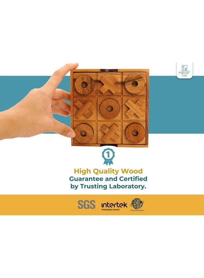 Tic Tac Toe - Wooden Board Game