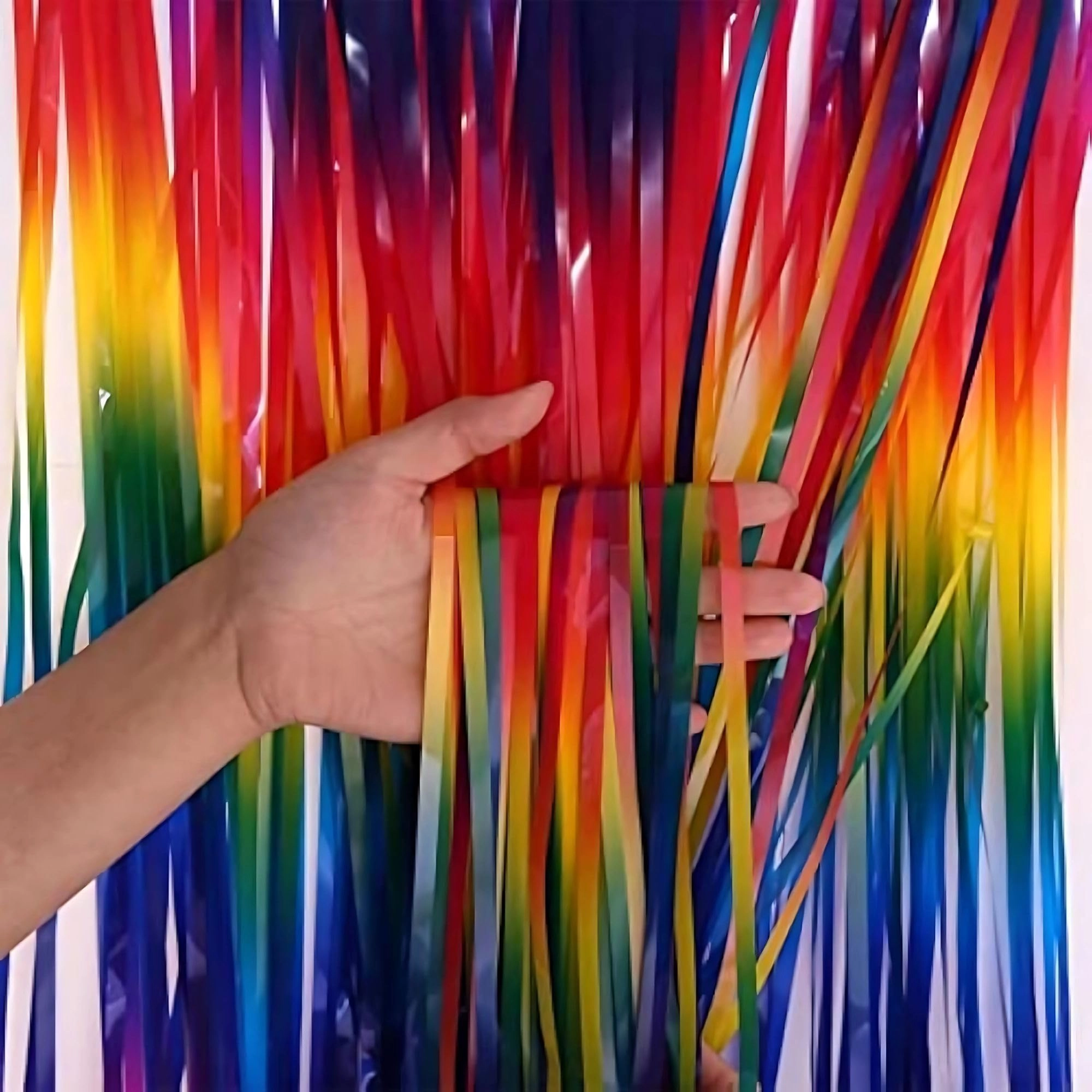 MONKEYTAIL, MonkeyTail Foil Fringe Curtain - 1.00 Count Anniversary, Graduation, Wedding