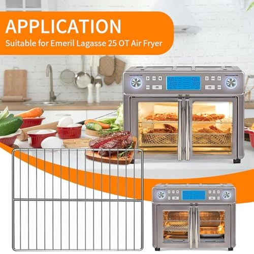 Air Fryer Grill Pan - Stainless Steel 1