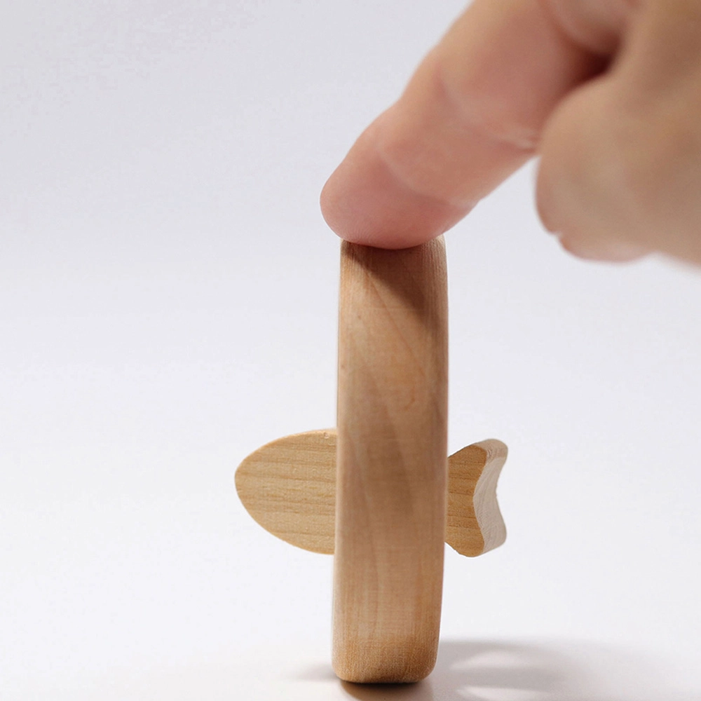 Rattle Little Fish Zeppo - Suitable for 0 month and above alder and lime wood