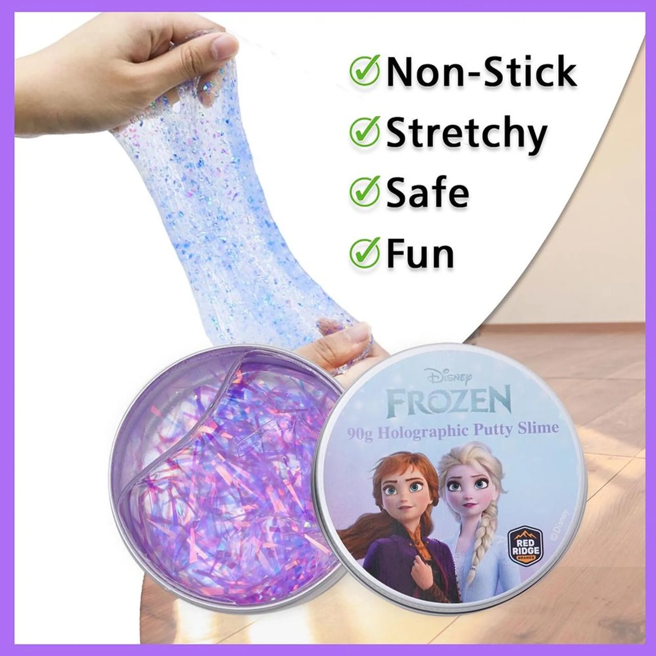 Frozen Holographic Putty Slime - Suitable for 3 years & above