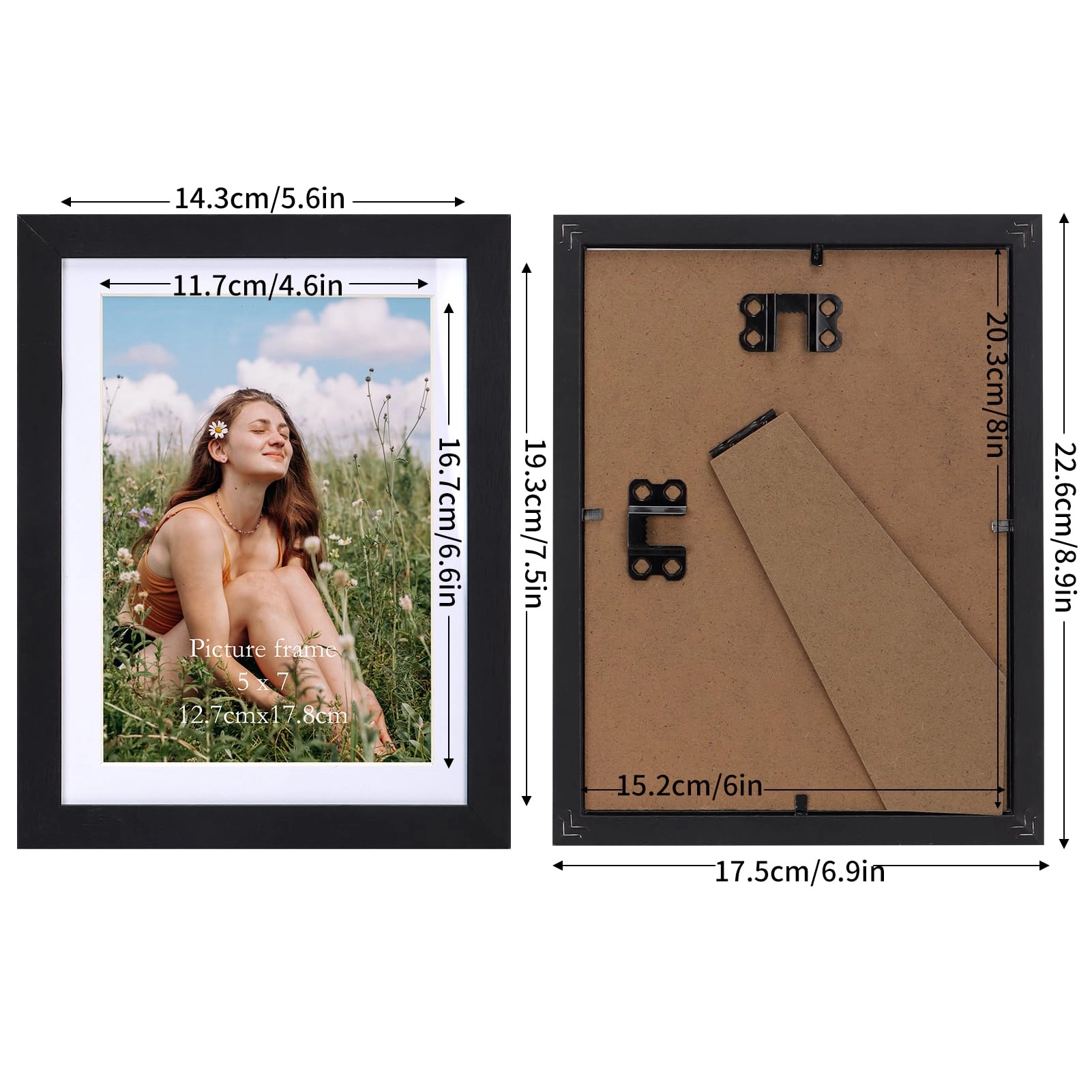 Photo Frames - 4x6/5x7 Pack