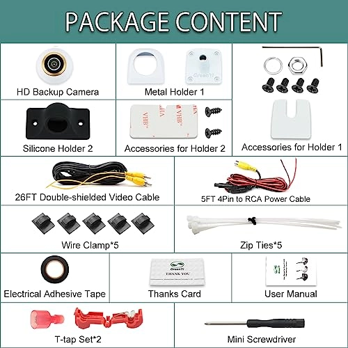 AHD 720P Car Rear View Camera