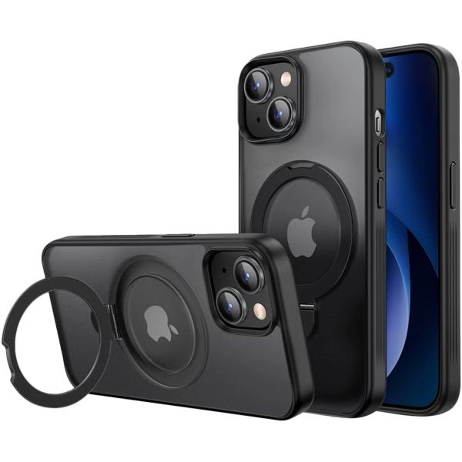 MagSafe Stand Case - Polycarbonate Clear Case for iPhone 15