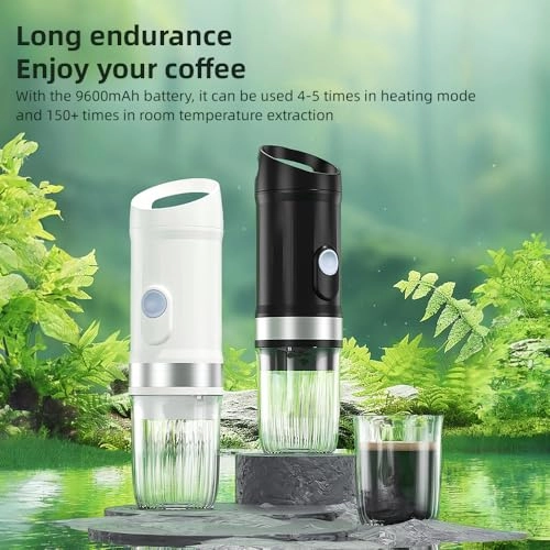 Mini Coffee Maker - Rechargeable 9600mAh
